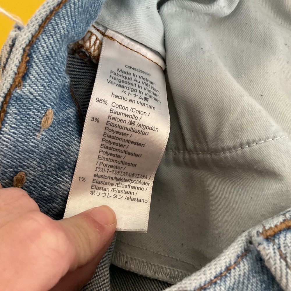 Madewell Womens 25 The Perfect Vintage Jean Light Wash High Waisted Distressed - Picture 5 of 5